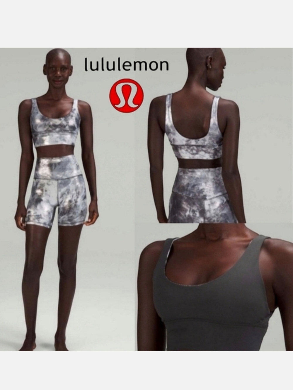 Lululemon Align Shine Bra Reversible Diamond Dye Starlight Sz XS NWT Active